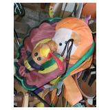 Collection of Outdoor and Holiday Garden Decor Items