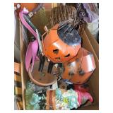 Collection of Outdoor and Holiday Garden Decor Items