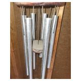 Large Aluminum and Wood Wind Chime