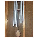 Large Aluminum and Wood Wind Chime