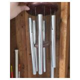 Large Aluminum and Wood Wind Chime
