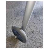 Folding Walker with Wheels and Adjustable Reacher Grabber Tool