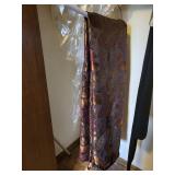 Set of 2 Decorative Throws - Jacquard Leaf Pattern and Plaid Fringe Blanket