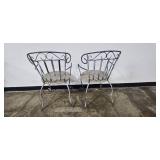 3-Piece Patio Bistro Set with Floral Mosaic Table and Wicker Chairs