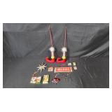 Assorted Christmas Ornaments and Holiday Decor Collection