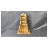 Pair of Ornate Gold-Tone Tall Decorative Bookends - 20" Tall