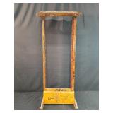 Vintage Wooden Podium with Graffiti 47x18x11 Inches