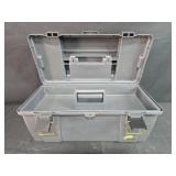 Plano Tool Box with Organizer Trays and Assorted Hardware