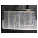 Plano Tool Box with Organizer Trays and Assorted Hardware