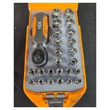 HDX 25-Piece Dual-Sided Stubby Ratchet and Socket Set