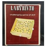 Labyrinth Challenging Game of Skill and Boggle Parker Brothers Hidden Word Game