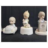 Set of Precious Moments Figurines and Bells Enesco Assorted Designs & Needlepoint