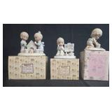 Set of 3 Precious Moments Enesco Figurines with Original Boxes