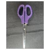 Decorative Office Set with Rhinestone Scissors, Tape Dispenser, Frame, and Card Holder