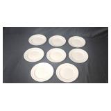 Thomson Pottery White Dinnerware Set - Plates and Bowls Collection