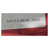 Second Edition Santabear Mink Plush in Keepsake Box
