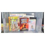 Collection of Vintage Magazines, Comic Books, Programs, and Event Passes