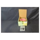 TreasureCraft Watermelon Fruit Bowl in Box with Vintage Balanced Recipes Book