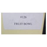 TreasureCraft Watermelon Fruit Bowl in Box with Vintage Balanced Recipes Book