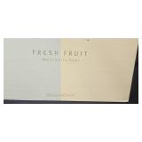 TreasureCraft Watermelon Fruit Bowl in Box with Vintage Balanced Recipes Book