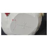 Set of Hallmark Claus and Village Christmas Ornaments Assorted Years
