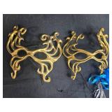 Masquerade Party Mask Lot with Blue, Gold, and Ribbon Accessories