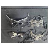Collection of Masquerade and Costume Party Masks