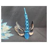 Set of Decorative Masquerade Party Masks with Feathers and Embellishments