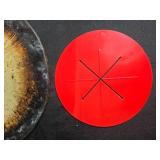 Pizza Stone Baking Set with Rolling Pin, Metal Rack, and Slicer Guide
