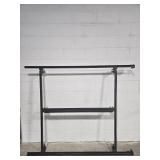 Broyhill Queen Size Ornate Wood Headboard & w Box Spring (no mattress) and Metal Frame