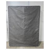 Broyhill Queen Size Ornate Wood Headboard & w Box Spring (no mattress) and Metal Frame