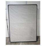 Broyhill Queen Size Ornate Wood Headboard & w Box Spring (no mattress) and Metal Frame