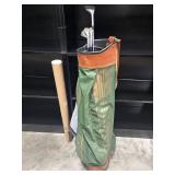 Wilson Golf Bag with Clubs, Assorted Balls, Tees and Accessories