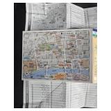 Travel, Wrestling, and Collectibles Lot with Posters, Books, Maps, and Souvenirs