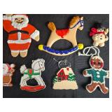 Assorted Christmas and Holiday Ornaments Collection