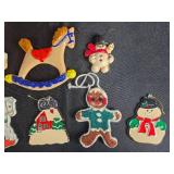 Assorted Christmas and Holiday Ornaments Collection