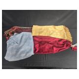 Collection of Decorative Table Runners and Fabric Drapes