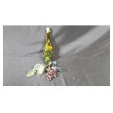 Kitchen Decor and Accessories Collection with Towels, Recipe Cards, Mitts, and Decorative Bottle