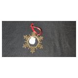 Collection of Christmas Ornaments with Holiday Plate