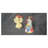 Collection of Christmas Ornaments with Holiday Plate