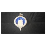 Collection of Christmas Ornaments with Holiday Plate
