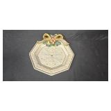 Collection of Christmas Ornaments with Holiday Plate