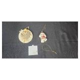 Collection of Vintage Hallmark Christmas Ornaments and Sweater Decoration