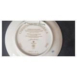 Collection of Bing & Grondahl Christmas in America Collector Plates with 1995 Medtronic Plate