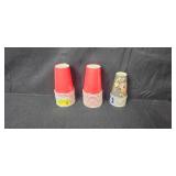 Coalport China Pieces w Party Supplies Inc Cups, Napkins, and Chopsticks