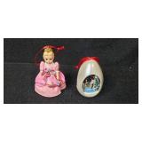 Set of 4 Hallmark Keepsake Christmas Ornaments Including Madame Alexander Cinderella 1996
