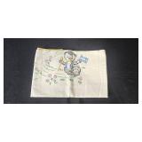 Vintage Baby Keepsake Group with Embroidered Linens, Decorative Boxes, and Collectibles