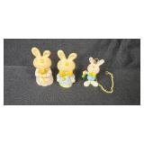 Easter Bunny and Decorative Egg Figurine Collection