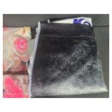 Collection of Floral and Velvet Fabric Pieces