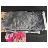 Collection of Floral and Velvet Fabric Pieces